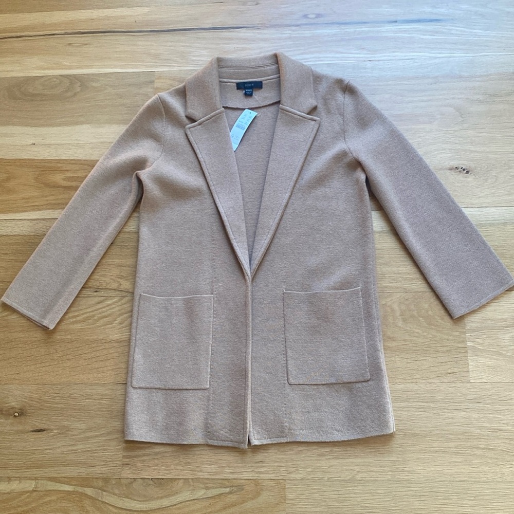 SOPHIE OPEN-FRONT SWEATER-BLAZER